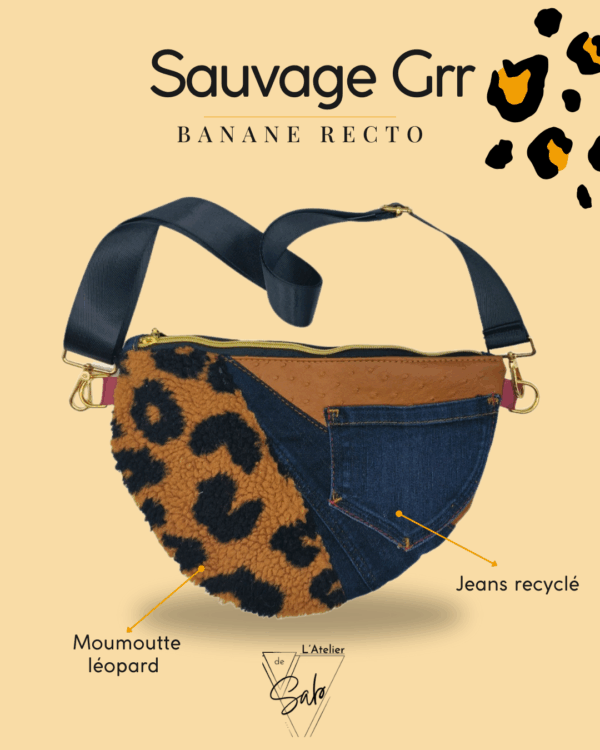 Banane SAUVAGE moumoutte léopard